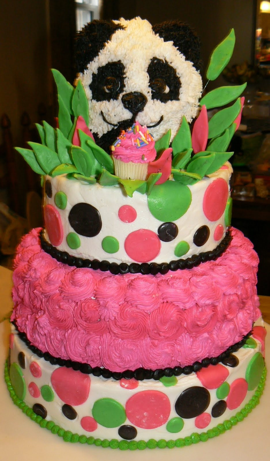 Birthday Cakes For Teens
 Kelly Roberts Designs Panda Birthday Cake