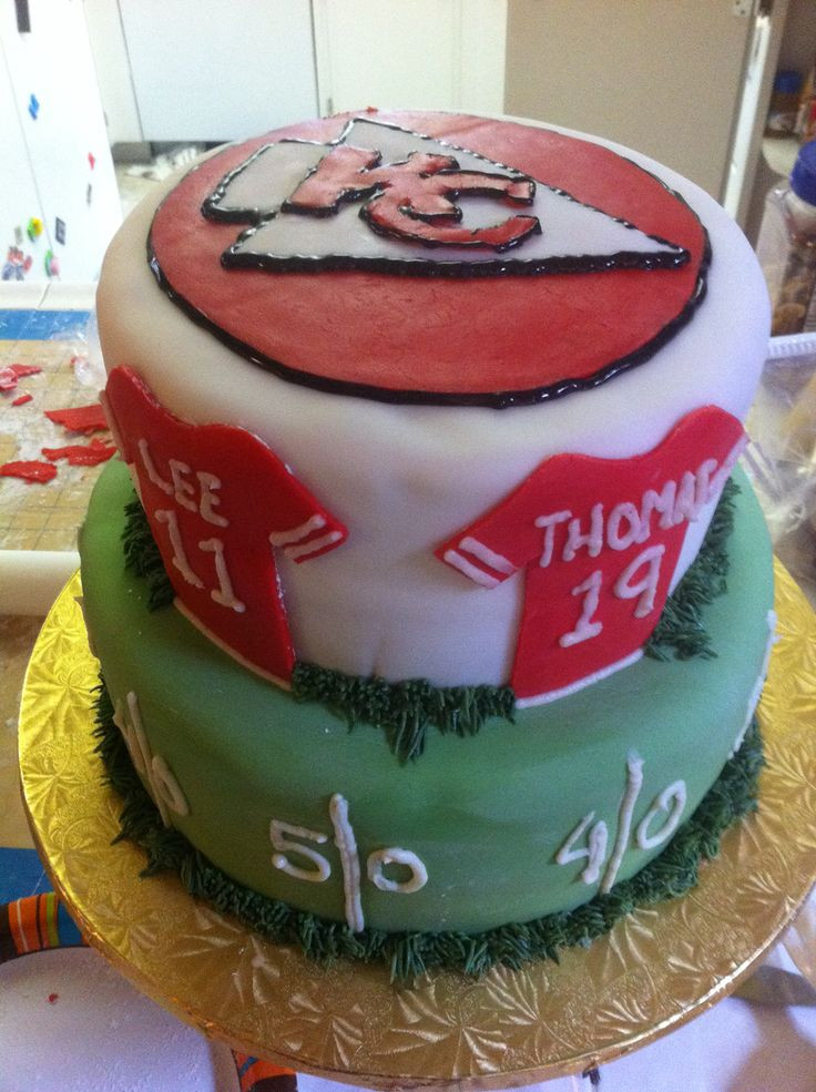 Birthday Cakes Kansas City
 23 best Kansas City Chiefs Cakes images on Pinterest