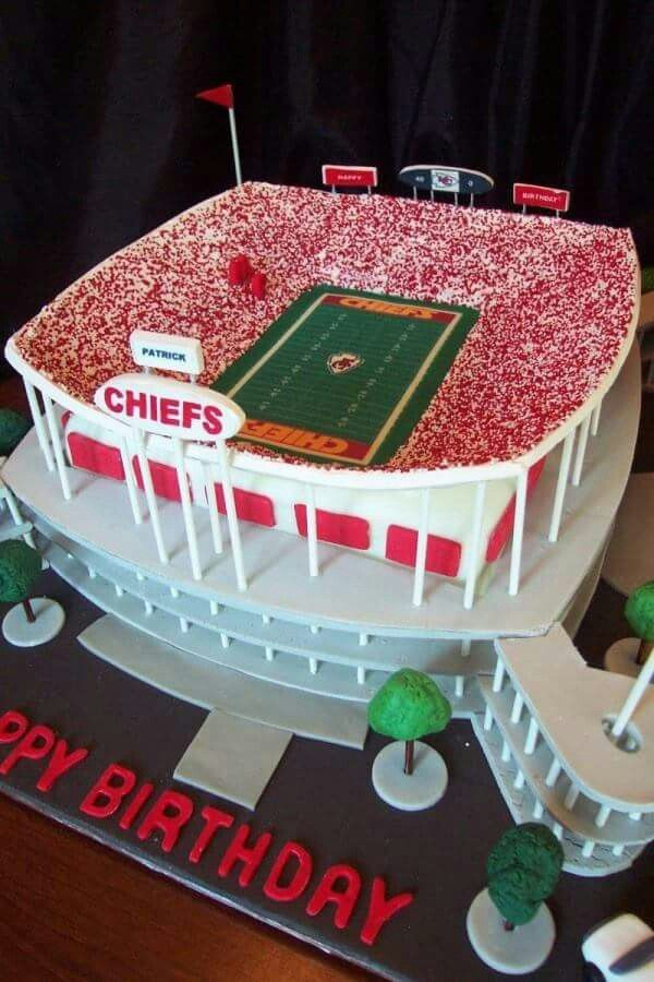 Birthday Cakes Kansas City
 23 best Kansas City Chiefs Cakes images on Pinterest