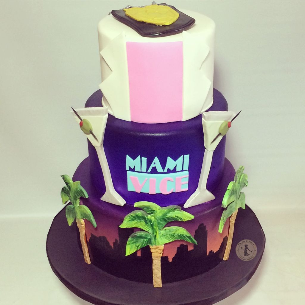 Birthday Cakes Miami
 Miami vice birthday cake