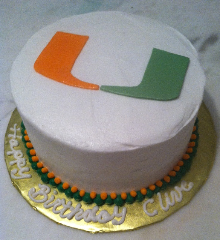 Birthday Cakes Miami
 University of Miami Birthday Cake Cakes