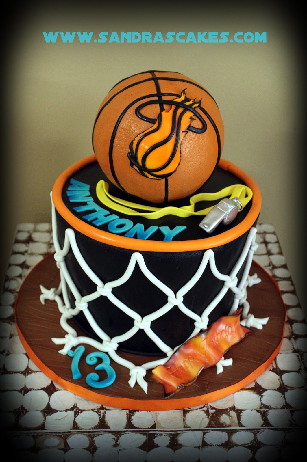 Birthday Cakes Miami
 Miami Heat Birthday Cake