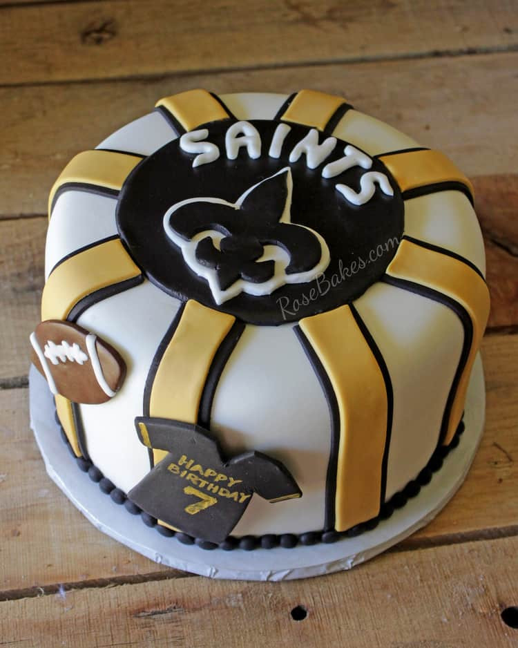 Birthday Cakes New Orleans
 New Orleans Saints Birthday Cake