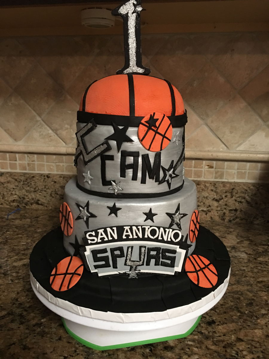 Birthday Cakes San Antonio
 Go Spurs Go CakeCentral