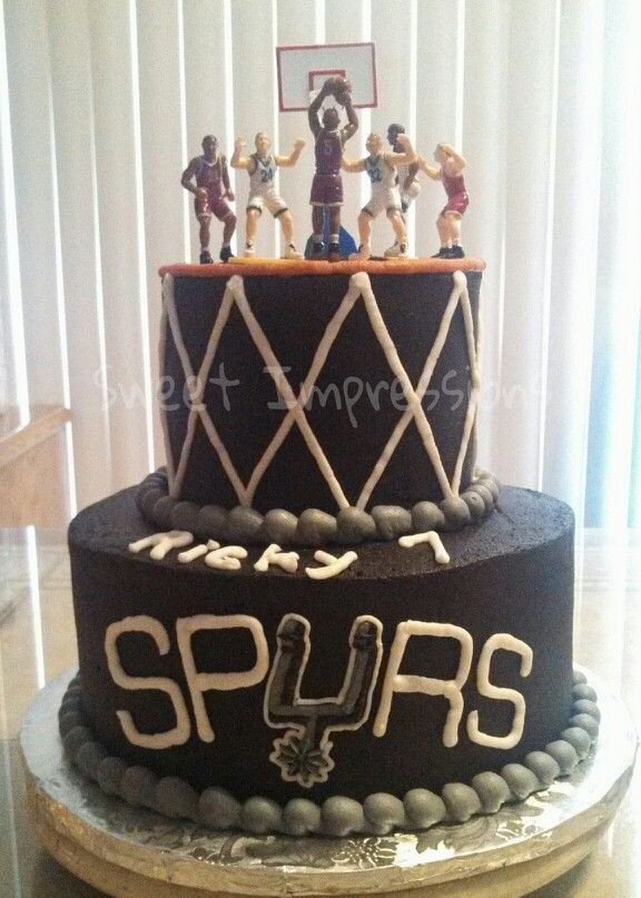 Birthday Cakes San Antonio
 San Antonio Spurs Basketball Cake