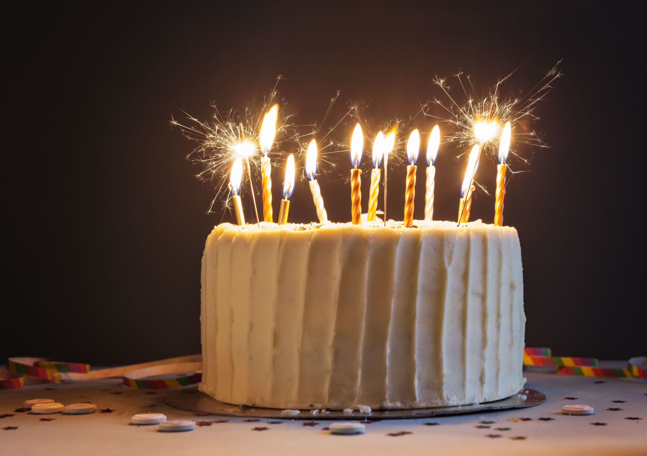 Birthday Cakes With Candles
 Are Sparklers Safe on Cakes