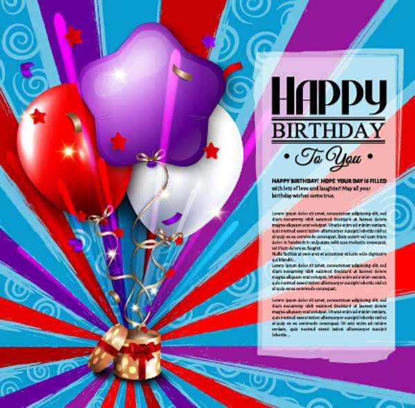 Birthday Card Email
 8 Birthday Greeting Cards PSD AI