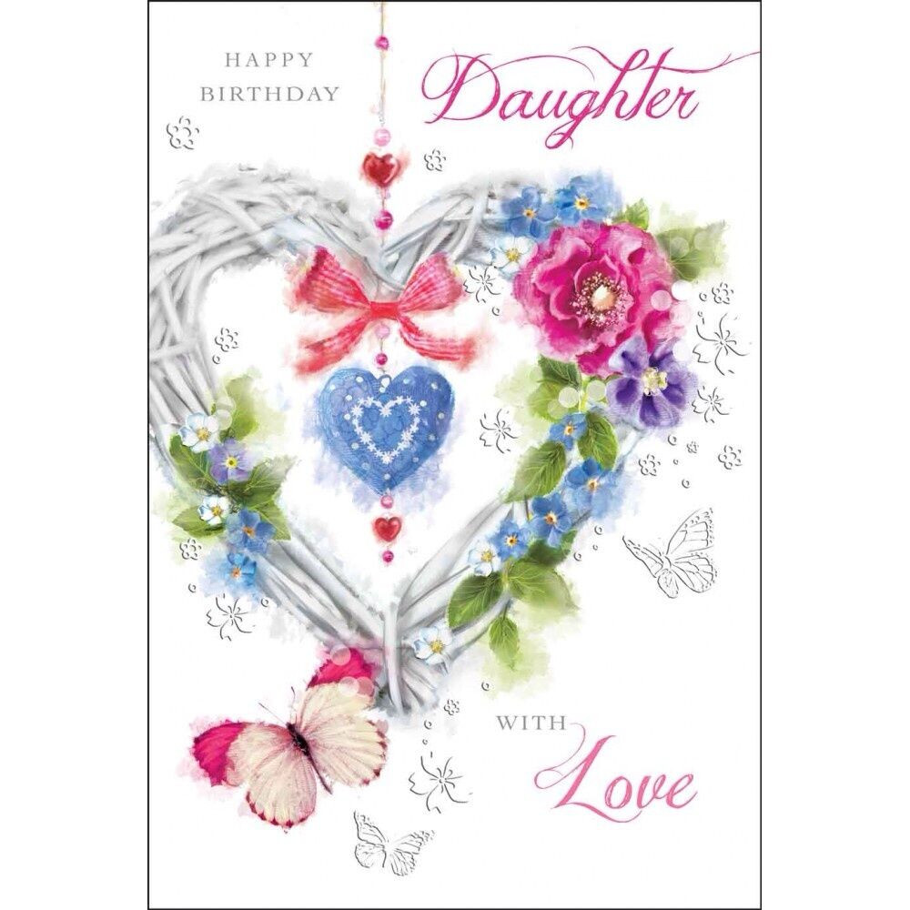 Birthday Card For Daughter
 Daughter Happy Birthday Card Birthday Daughter Luxury