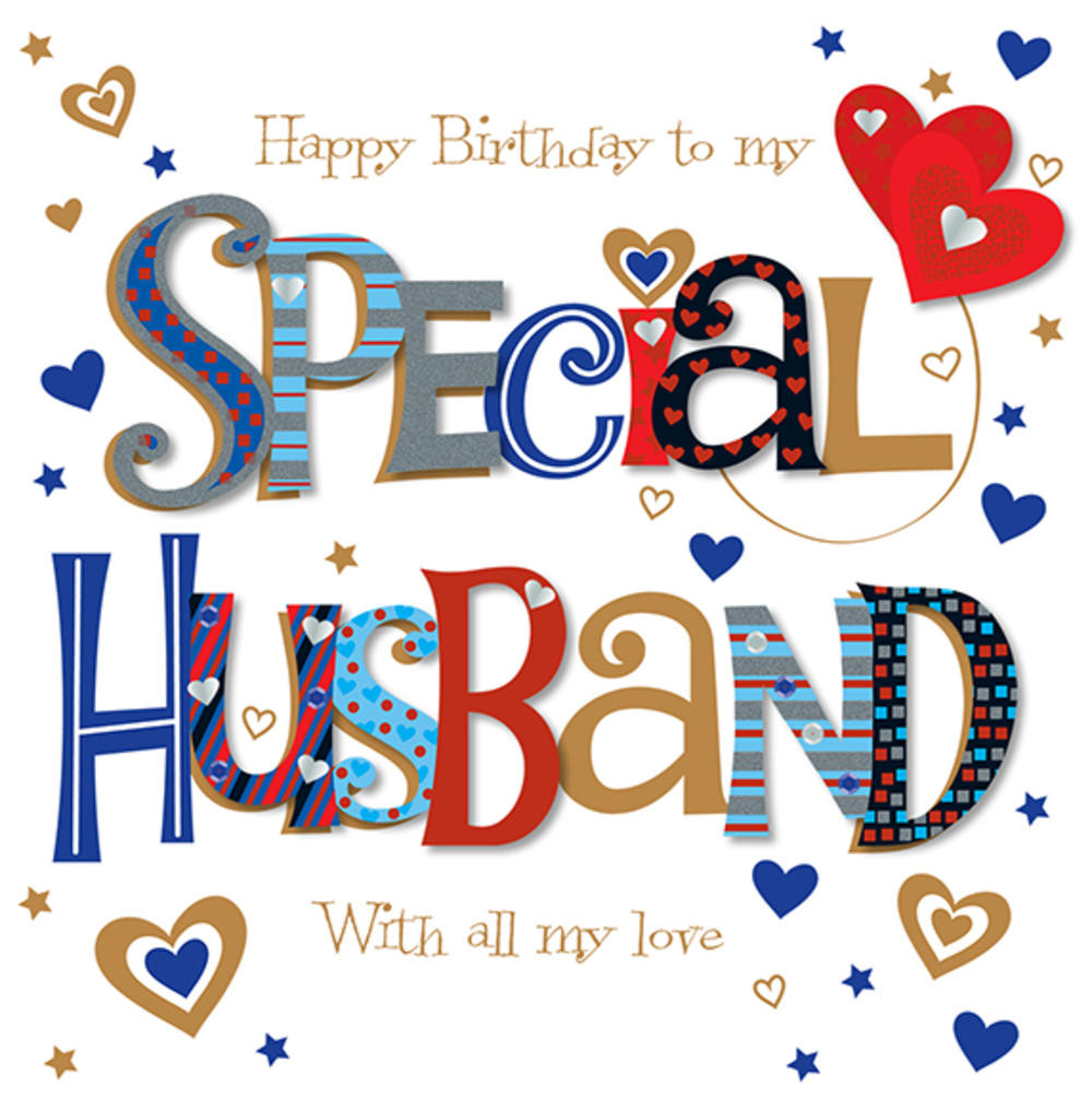 Birthday Card For Husband
 Special Husband Happy Birthday Greeting Card