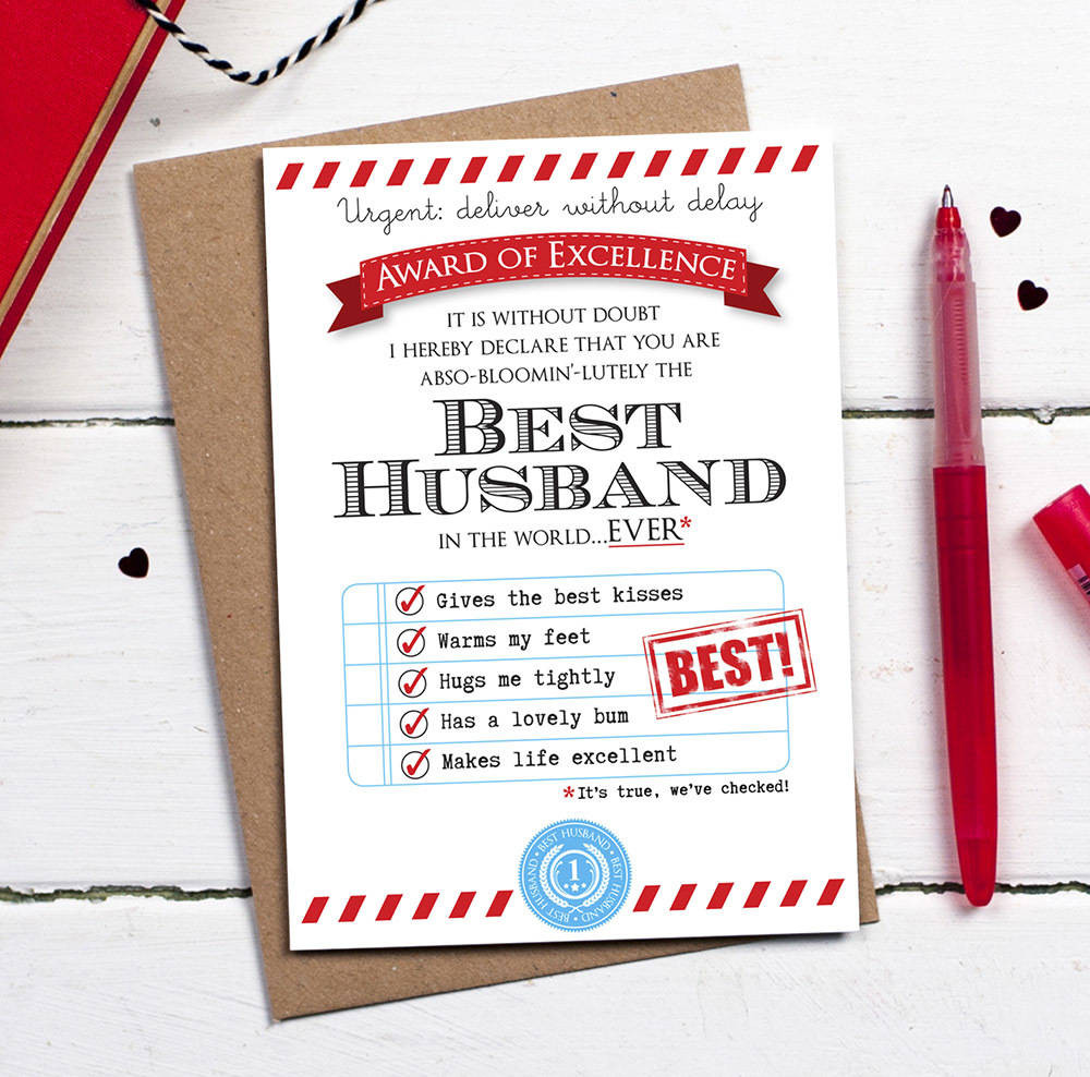 Birthday Card For Husband
 best husband card by eskimo kiss designs