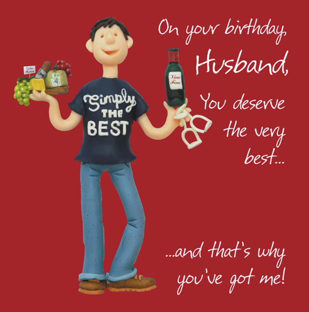 Birthday Card For Husband
 Husband Birthday Greeting Card e Lump or Two