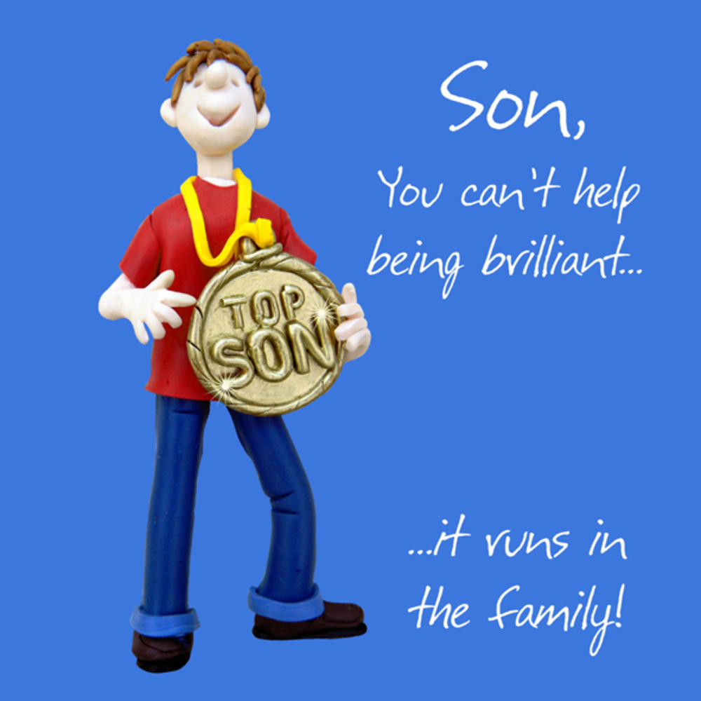 Birthday Card For Son
 Brilliant Son Birthday Greeting Card e Lump or Two