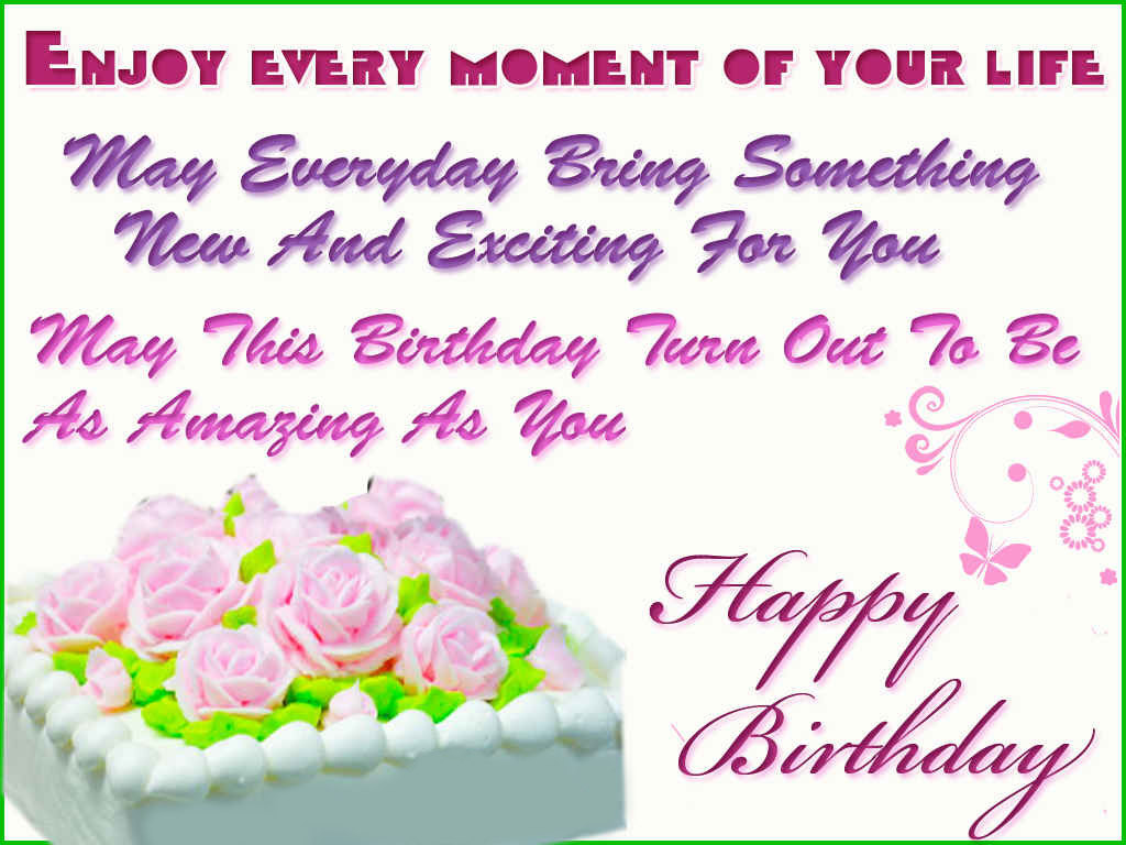 Birthday Card Wording
 Happy Birthday Poems – Happy Birthday