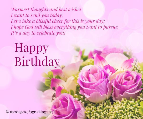 Birthday Card Wording
 Happy Birthday Wishes and Messages 365greetings