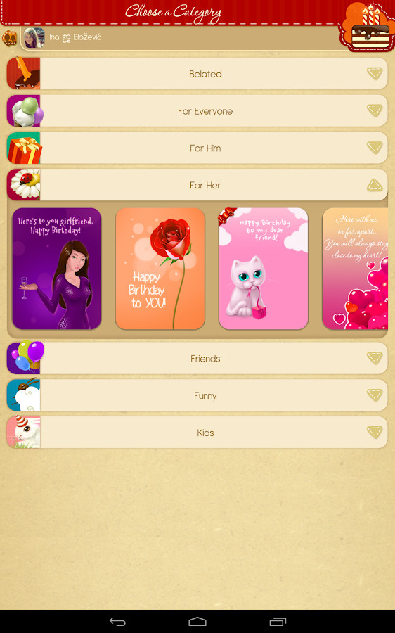 Birthday Cards App
 Free Birthday Cards Android Apps on Google Play