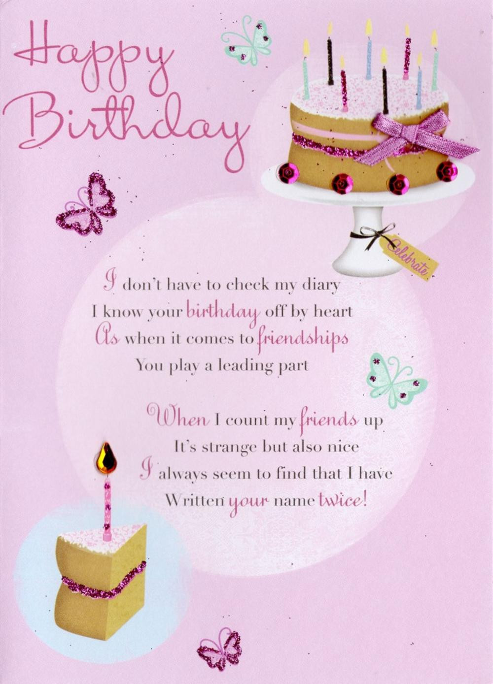 Birthday Cards For A Friend
 Friend Happy Birthday Greeting Card Cards