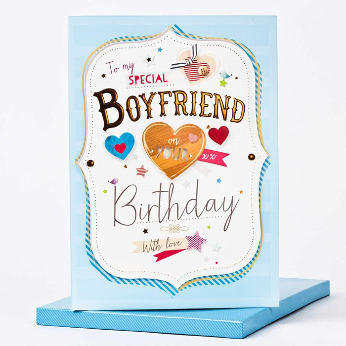 Birthday Cards For Boyfriend
 Boxed Birthday Card To My Special Boyfriend ly £1 99