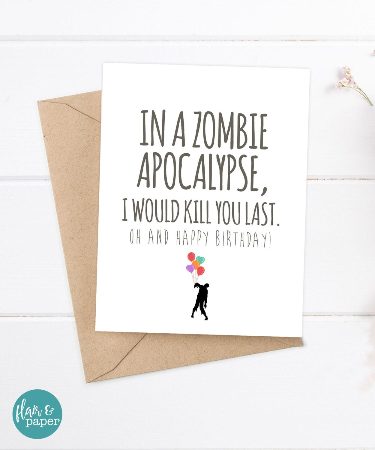 Birthday Cards For Boyfriend
 Boyfriend Card Funny Birthday Card Zombie Card Snarky