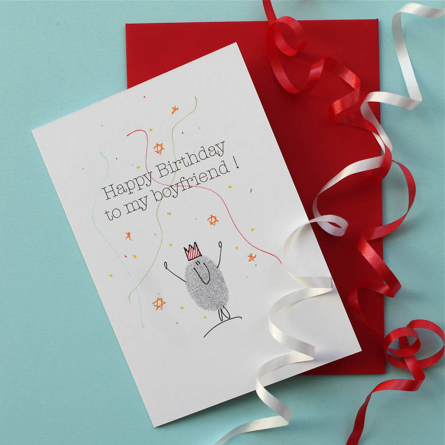 Birthday Cards For Boyfriend
 boyfriend birthday card by adam regester design