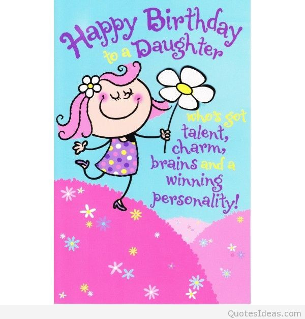 Birthday Cards For Mom From Daughter
 Love happy birthday daughter message