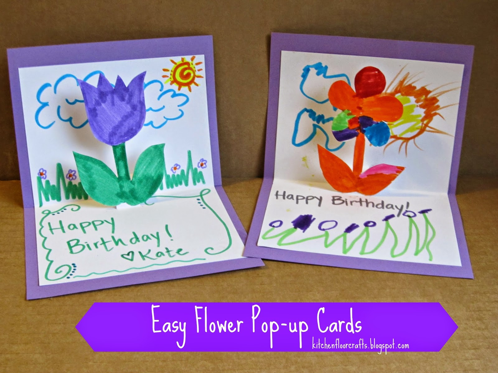 Birthday Cards To Make
 Homemade Birthday Cards for Kids to Create How Wee Learn