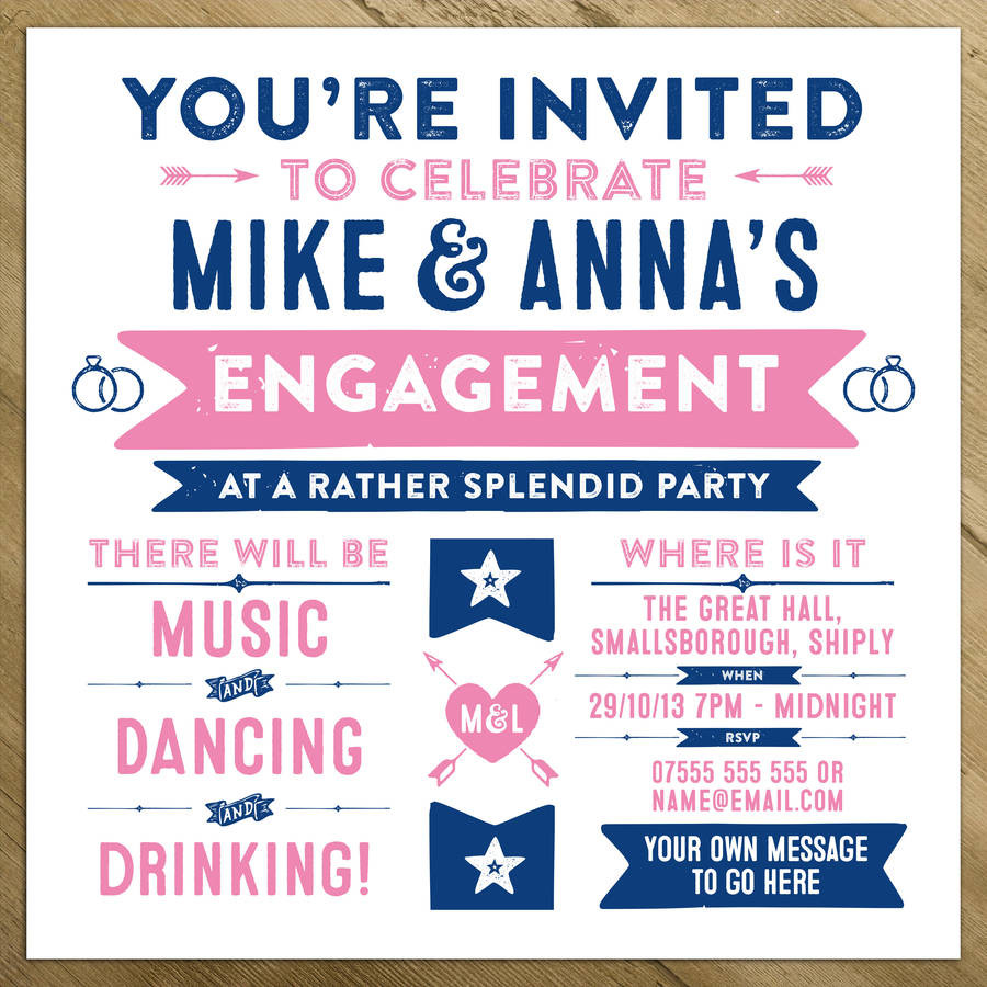Birthday Celebration Invitation
 wedding engagement birthday party invitations by a is