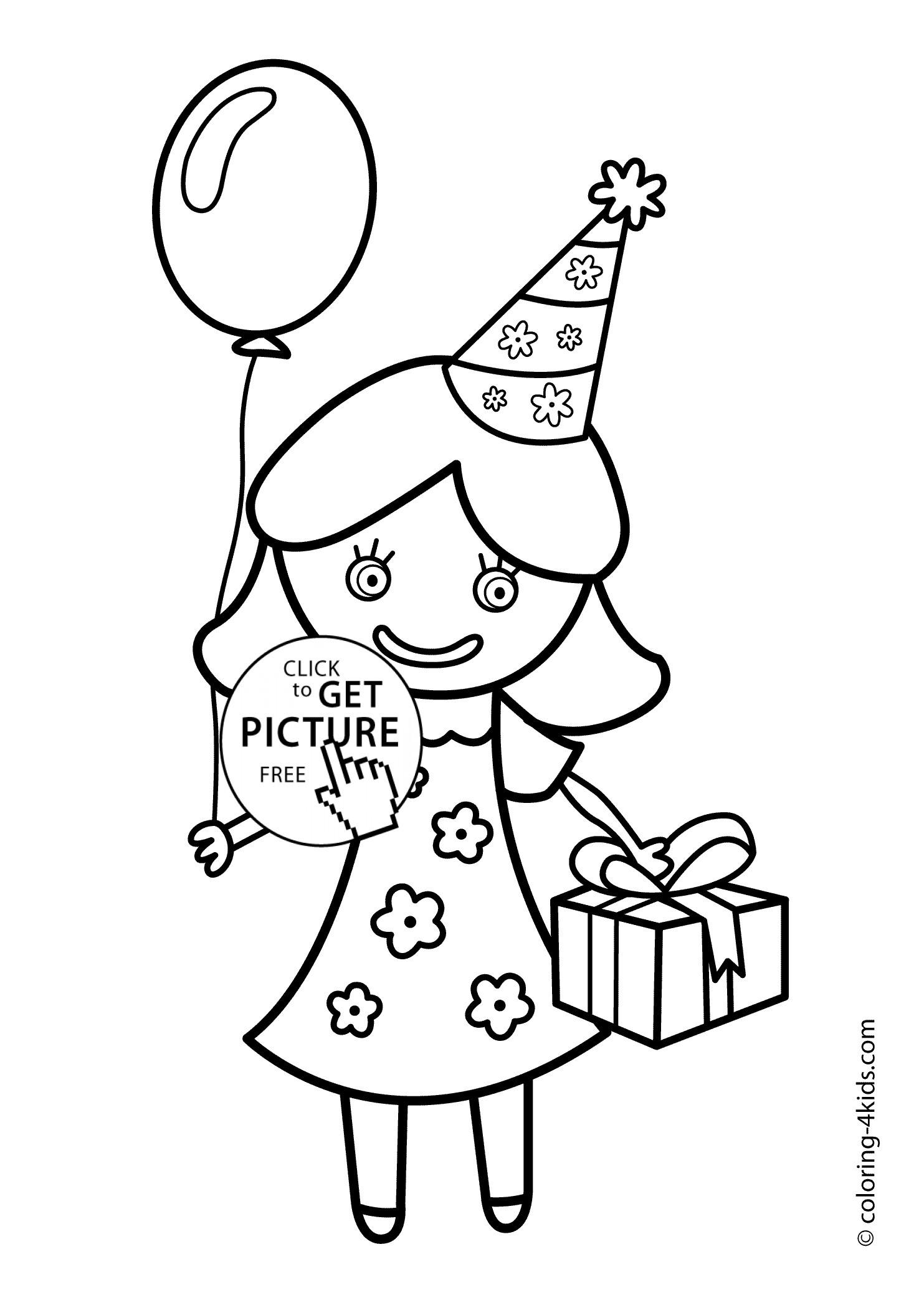 Birthday Coloring Pages For Kids
 Birthday Party Coloring Pages – coloring pages for kids