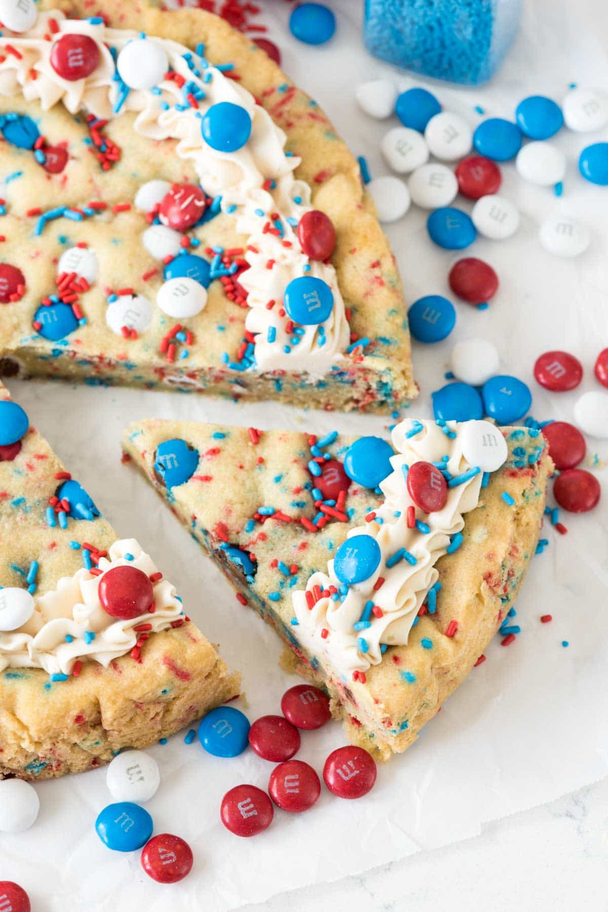 Birthday Cookie Cake Recipe
 Fireworks Sugar Cookie Cake Crazy for Crust