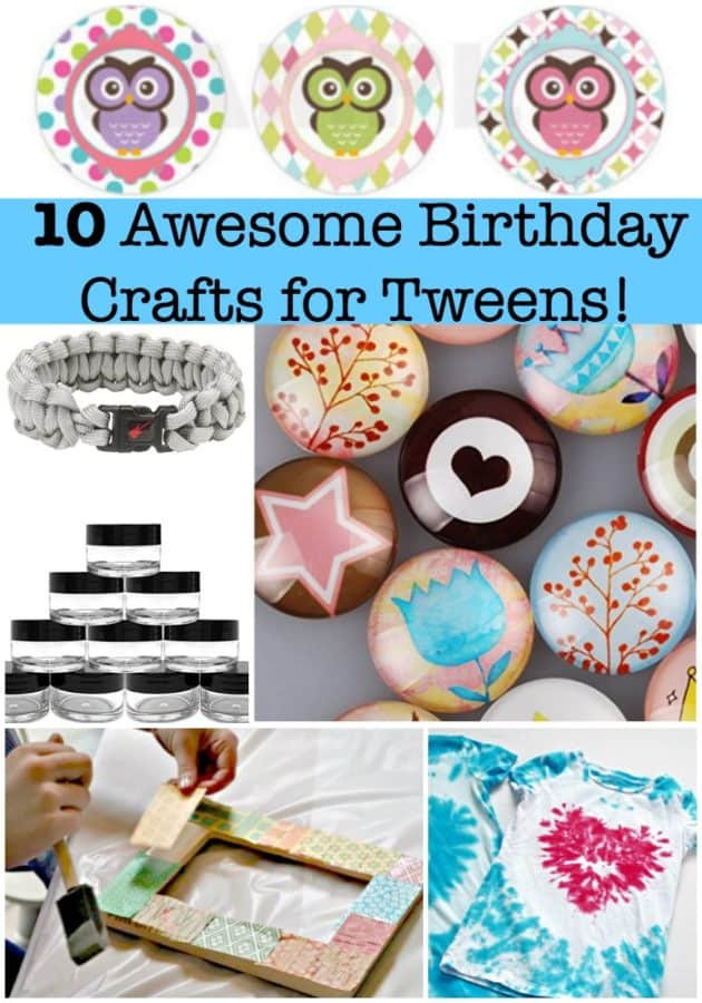 Birthday Craft Ideas For Kids
 10 Awesome Birthday Party Crafts for Tweens Mom 6
