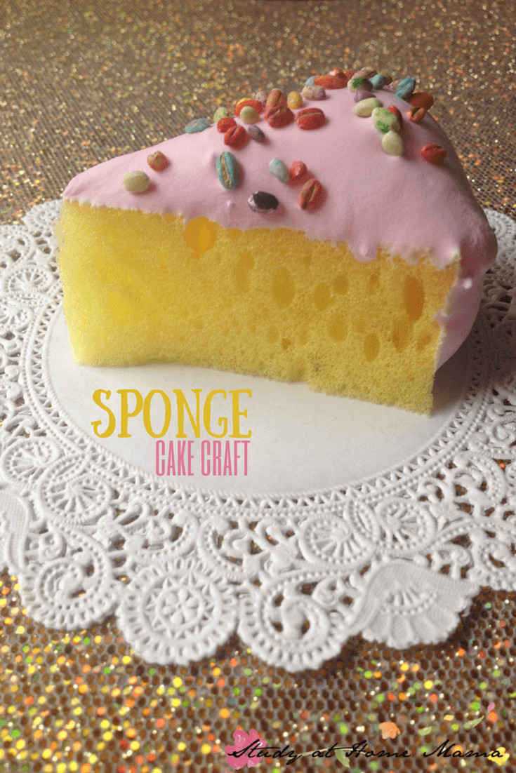 Birthday Craft Ideas For Kids
 Kids Craft Ideas Sponge Cake Craft