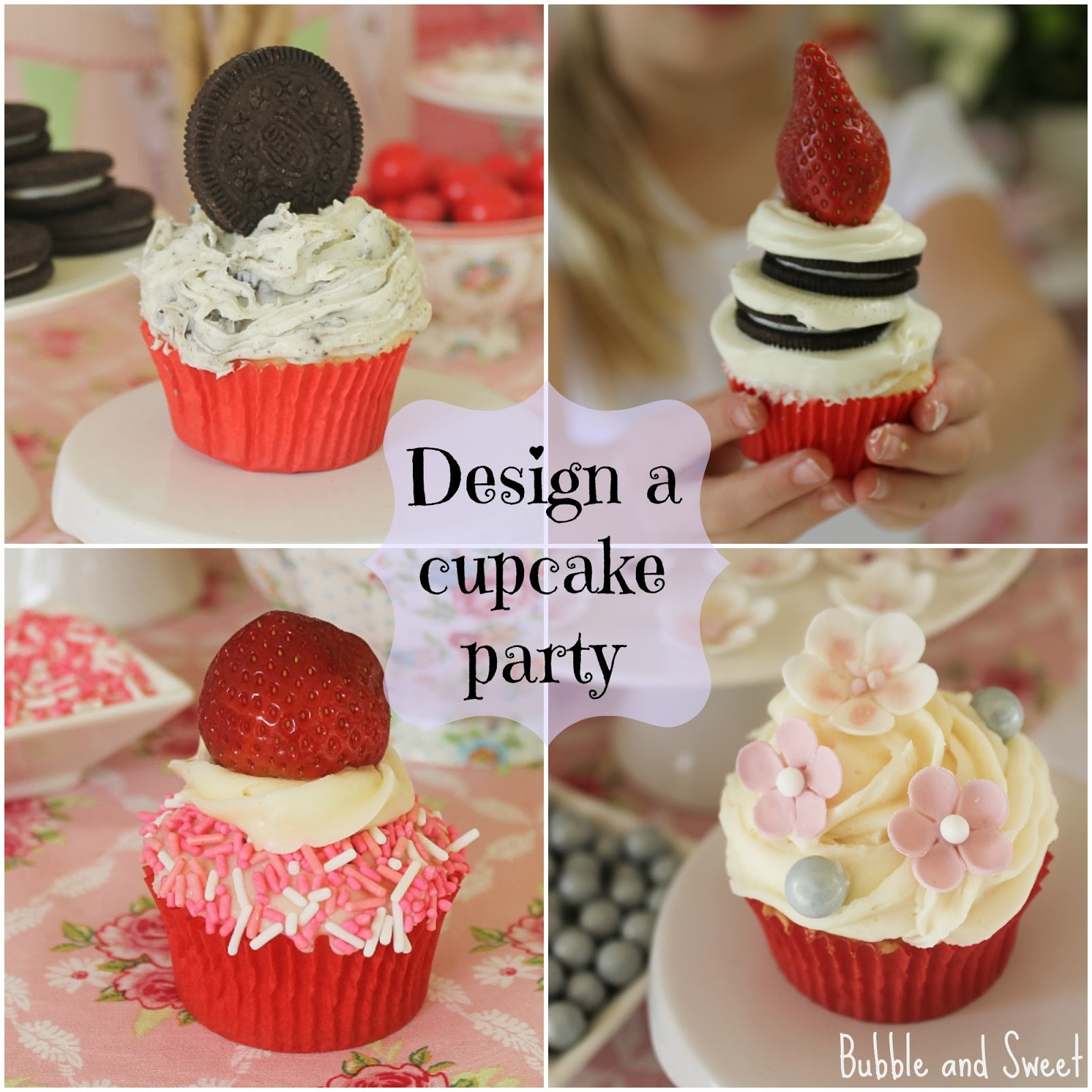 Birthday Cupcake Decorating Ideas
 Bubble and Sweet How to Host a Cupcake Decorating