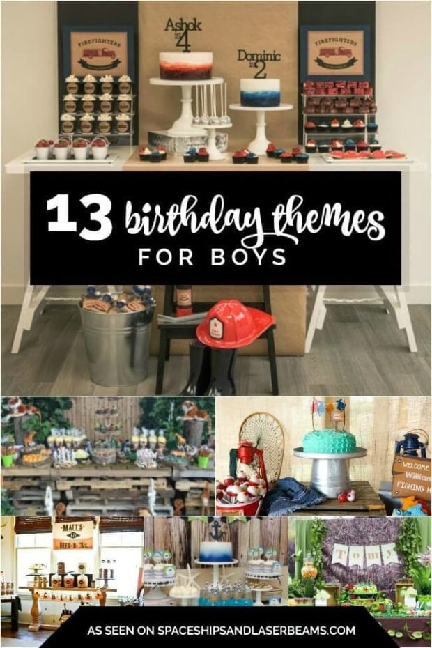 Birthday Decoration Ideas For Boy
 13 Birthday Themes for Boys Spaceships and Laser Beams