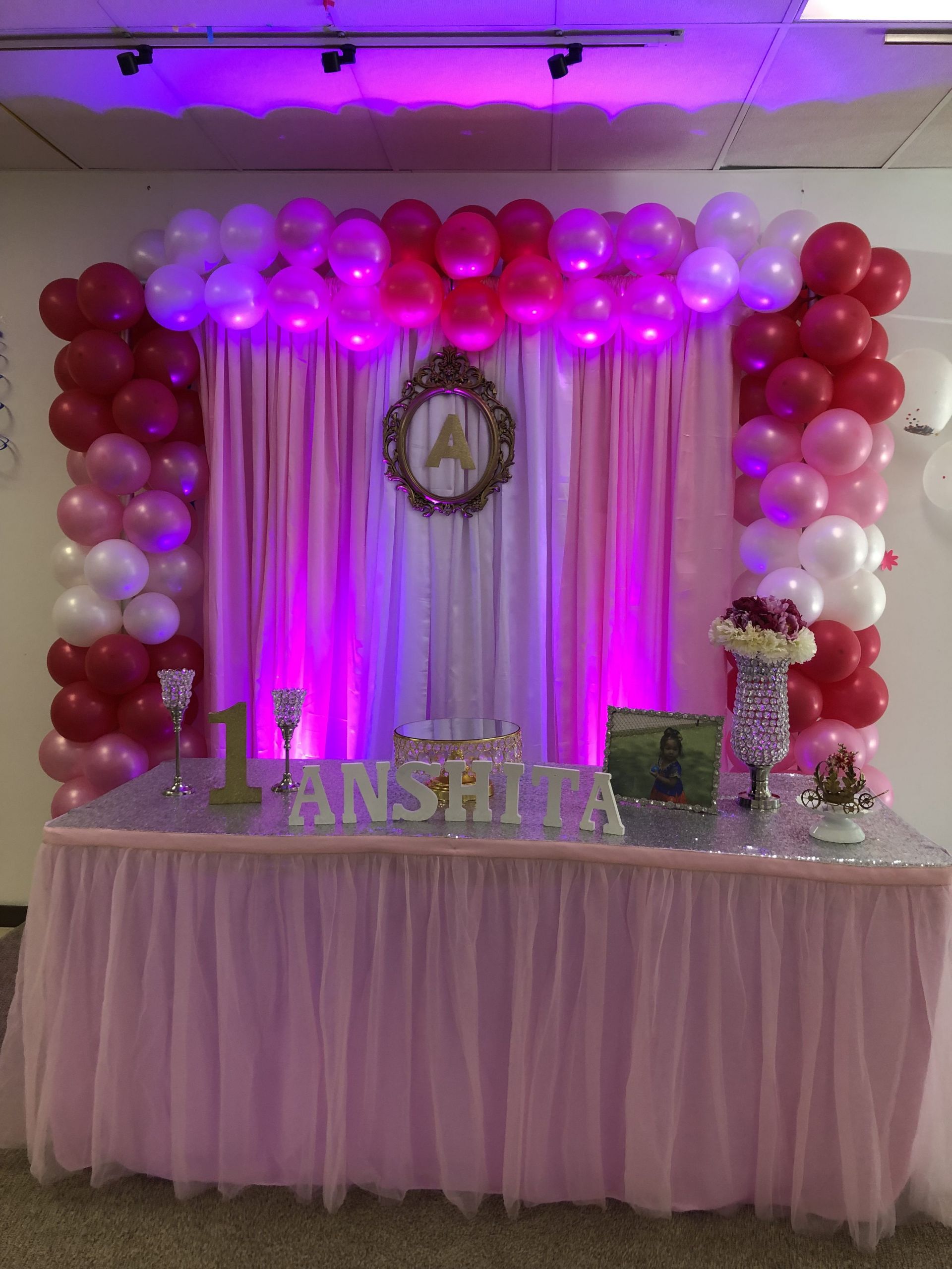 Birthday Decoration Ideas
 Baby Girl First Birthday Decorations at Biryani Pot