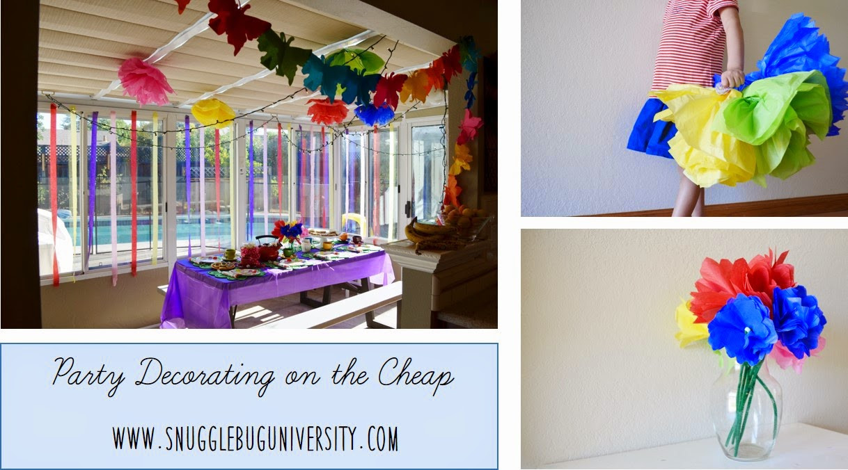 Birthday Decorations Cheap
 Snugglebug University Party Decorations the Cheap