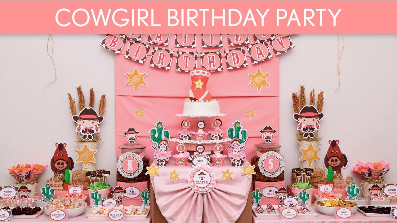 Birthday Decorations Ideas
 Cowgirl Birthday Party Ideas Cowgirl B12