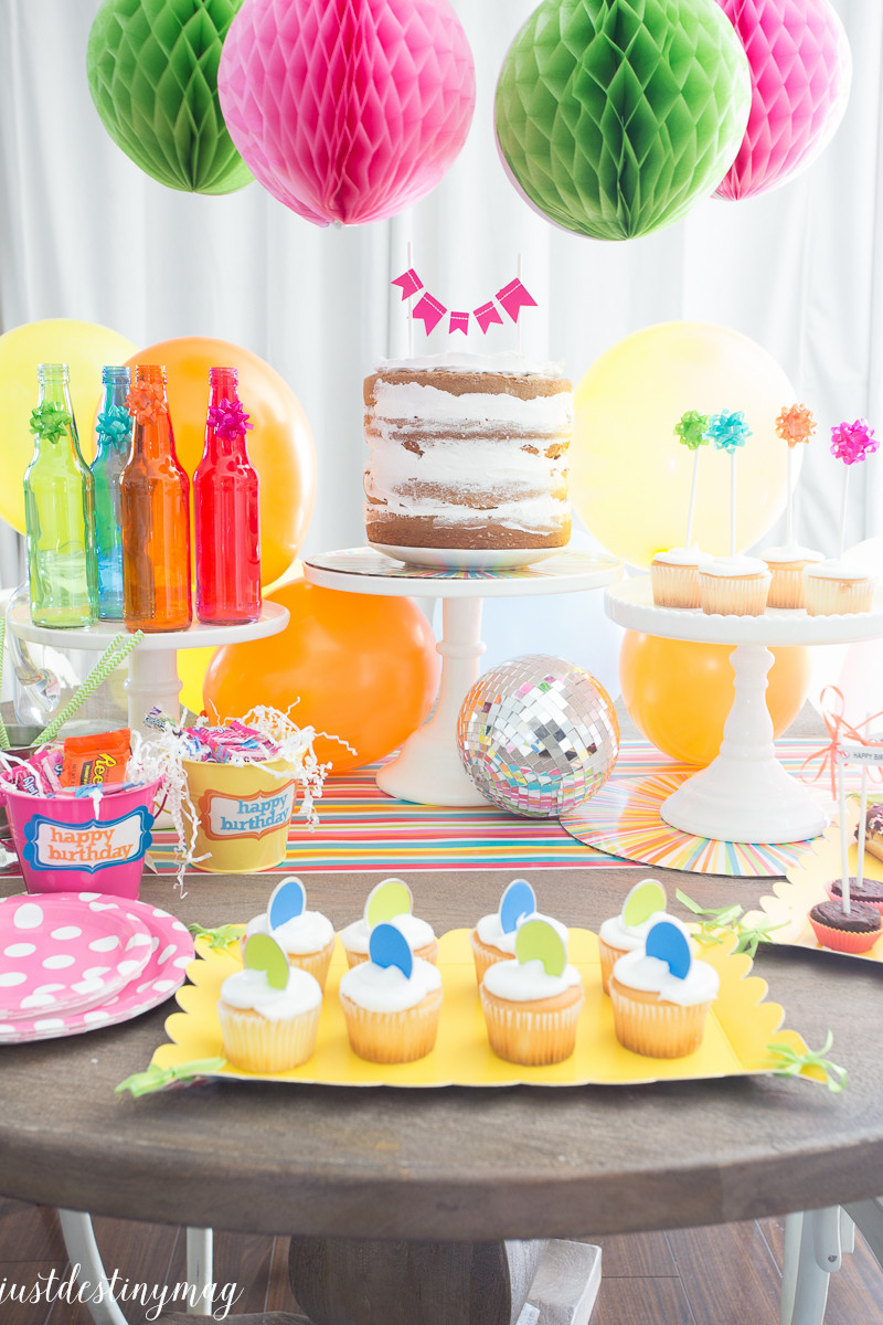 Birthday Decorations Ideas
 Celebrate Colorful Summer Birthday Party Ideas