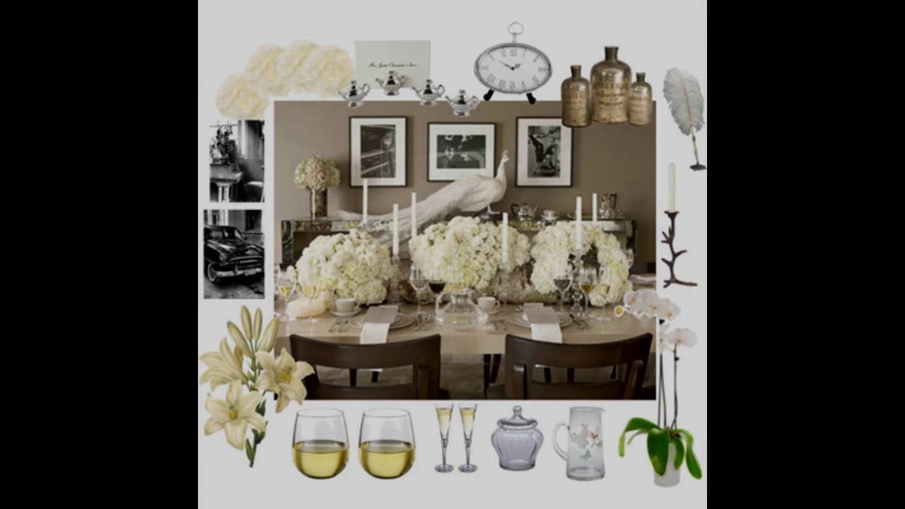 Birthday Decorations Ideas
 Elegant dinner party themed decorating ideas