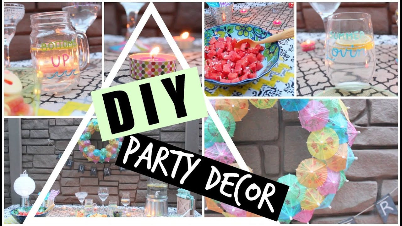 Birthday Decorations Pinterest
 DIY Pinterest Inspired Summer Party Decor