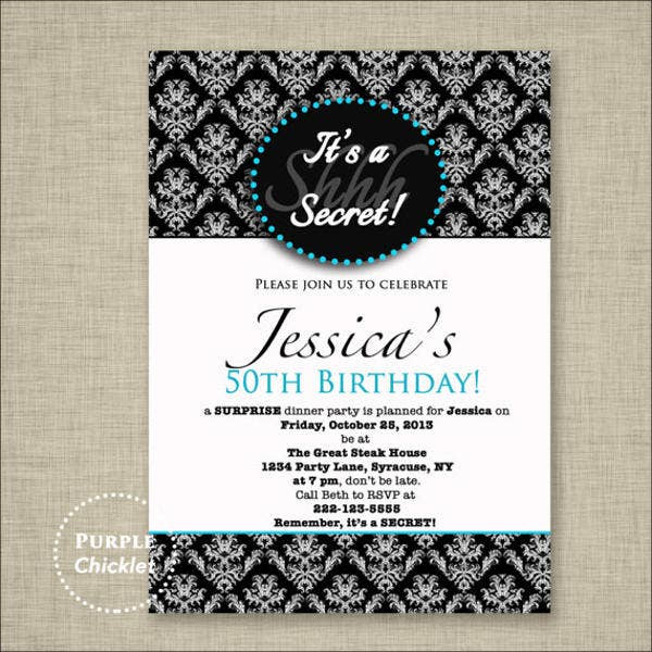 Birthday Dinner Invitation
 7 Birthday Dinner Invitation Design Templates PSD AI