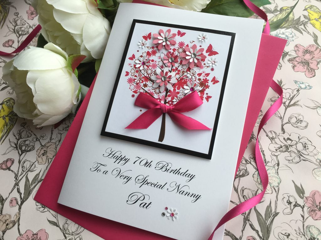 Birthday E Card
 Luxury Handmade Birthday Cards by PinkandposhPink & Posh