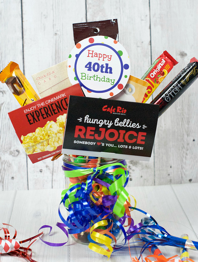 Birthday Gift Card Ideas
 40th Birthday Gifts Gift Card Bouquet – Fun Squared