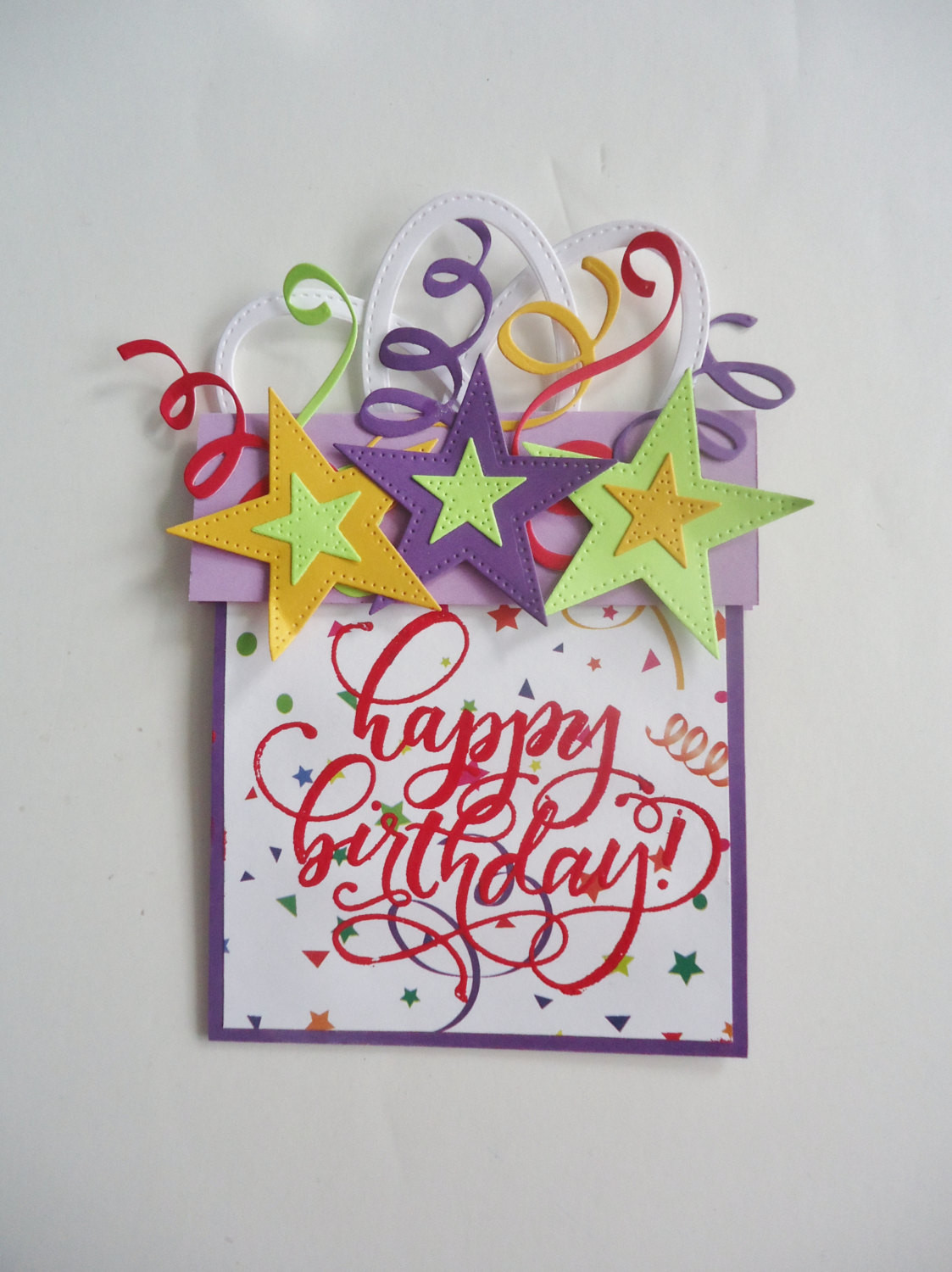 Birthday Gift Card Ideas
 Gift card holder Happy Birthday handmade Insert t card