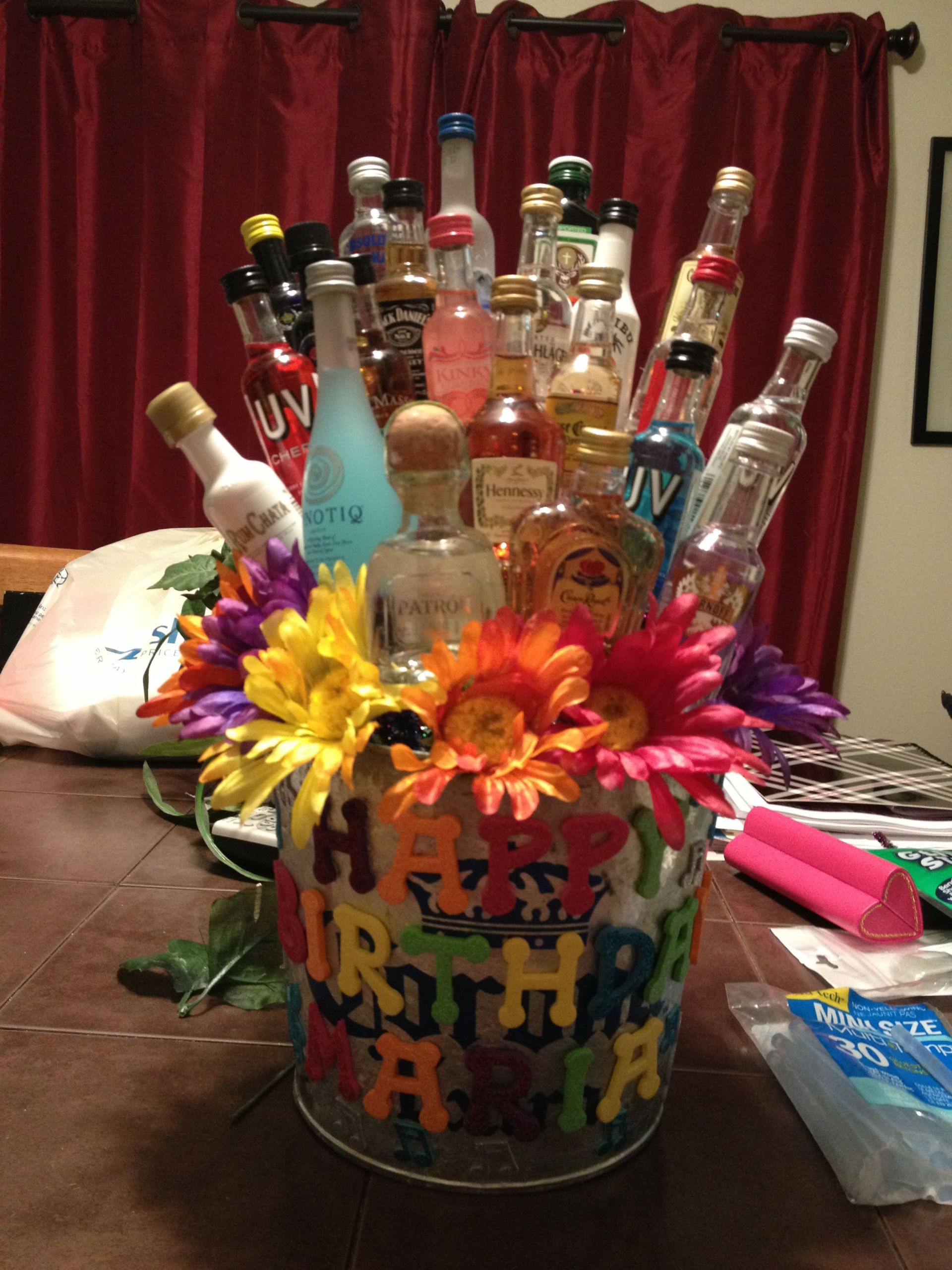 Birthday Gift Delivery For Her
 Maria s 23rd birthday shot t basket