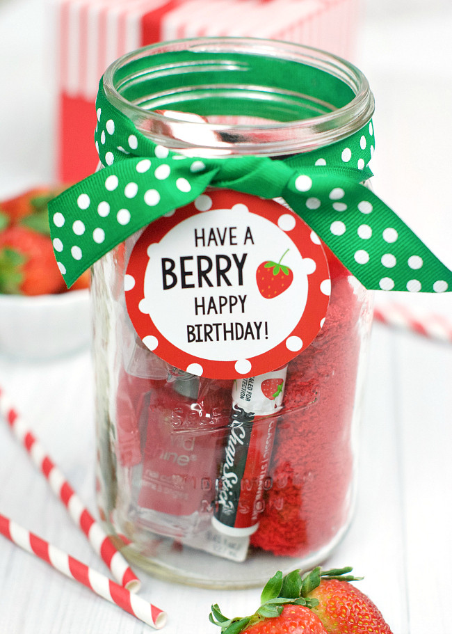 Birthday Gift For A Friend
 Berry Gift Idea for Friends or Teachers – Fun Squared