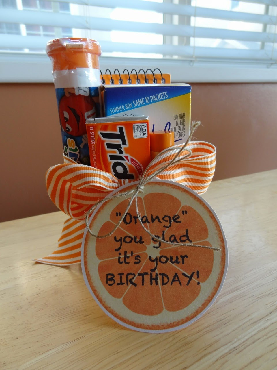 Birthday Gift For Coworker
 Time For Crafts Orange You Glad Birthday Gift