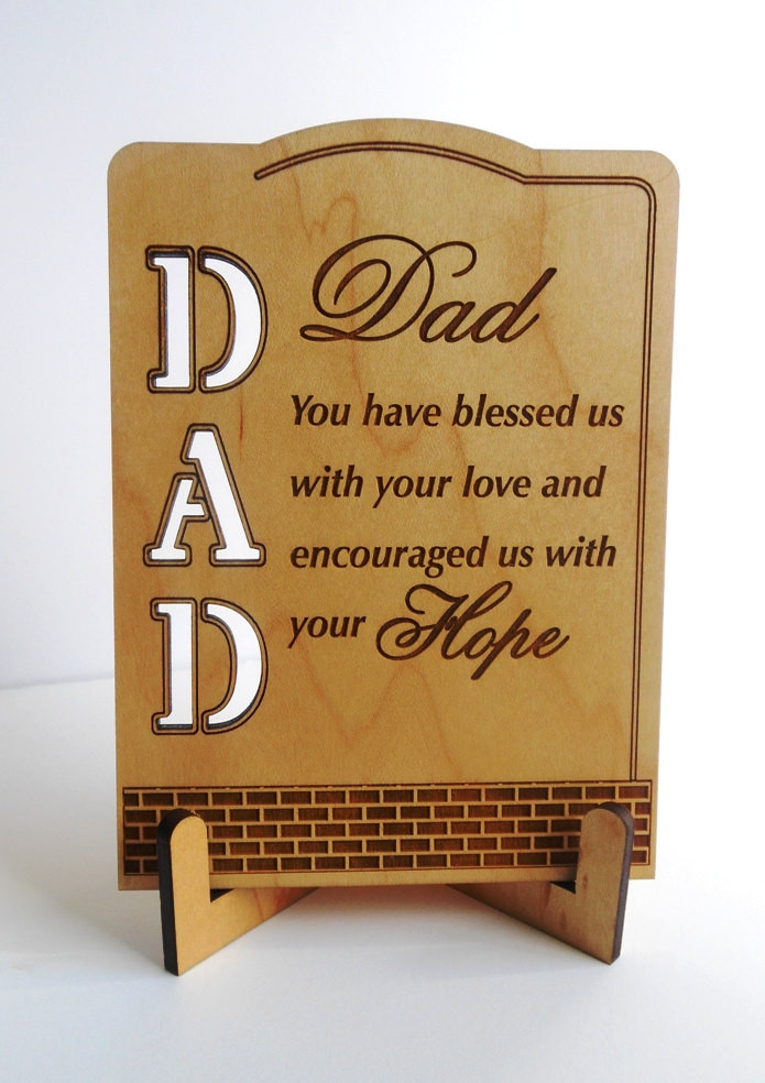 Birthday Gift For Dad From Daughter
 Gift to Dad Daughter to Father Gift Thank you Dad Gift