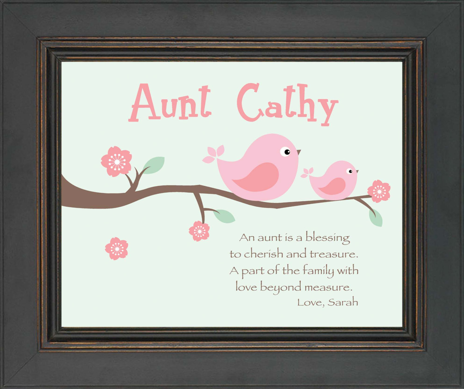 Birthday Gift Ideas For Aunt
 AUNT personalized t Custom Gift for a Special Aunt