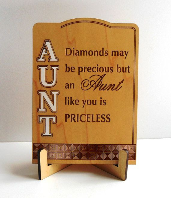 Birthday Gift Ideas For Aunt
 Aunt Gift Gifts for Auntie from Niece Birthday Plaque