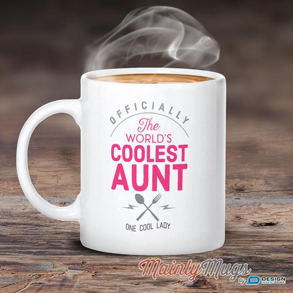Birthday Gift Ideas For Aunt
 Cool Aunt Aunt Mug Birthday Gift For Aunt Aunt Gift by