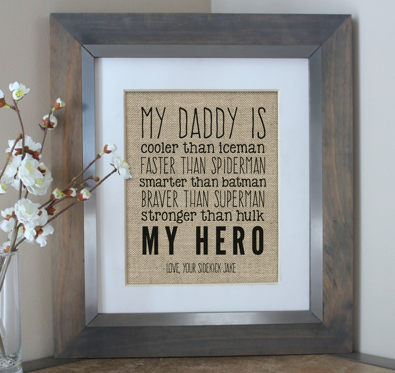 Birthday Gift Ideas For Dad From Son
 First Fathers Day Gift Fathers Day from Son Fathers Day